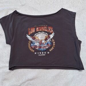 SHEIN Charcoal Gray Top